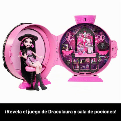 Monster High Juego de revelación de pociones con muñeca Draculaura...