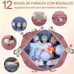 Pritent Bolsa de Pañales Tipo Tote \u2013 Bolsas de pañales para be...