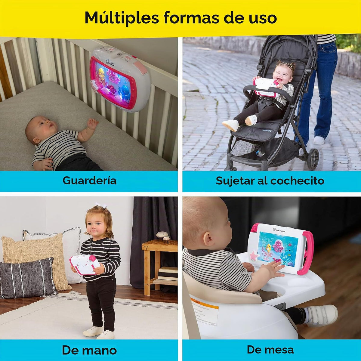 Baby Einstein Juego de regalo 2 en 1 Sea Dreams Soother, máquina de...