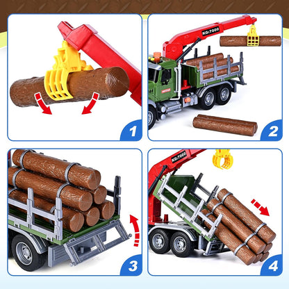Bstoyder Juguetes para niños de 3, 4, 5, 6, 7, 8 años, camión de ma...