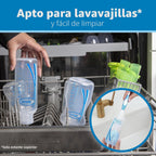 Dr. Brown's Anti-Colic Options+ Biberón estrecho, transparente,...