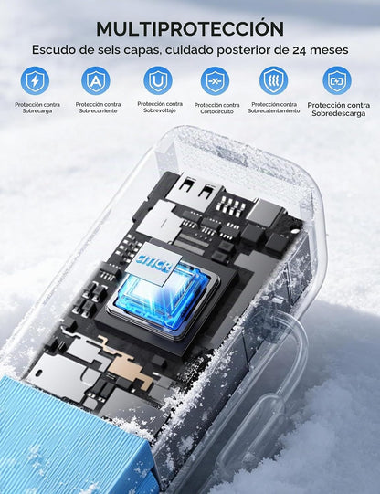 citicr Banco de energía portátil 27000mAh 165W cargador rápido con...
