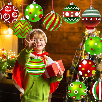 Rtteri 30 adornos navideños de patio al aire libre de 4.9 pulgadas,...