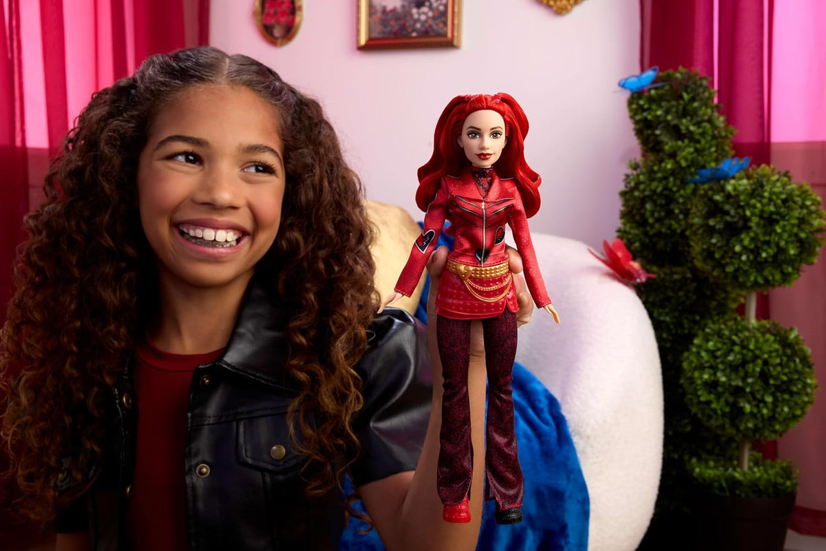Mattel Disney Descendants: Wicked Wonderland - Muñeca roja cantando...