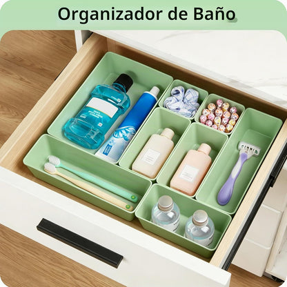 Vtopmart Paquete de 25 organizadores de cajones de plástico con | O...