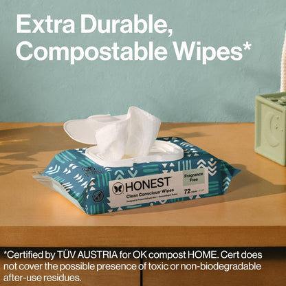 The Honest Company Toallitas hipoalergénicas multiusos para piel se...