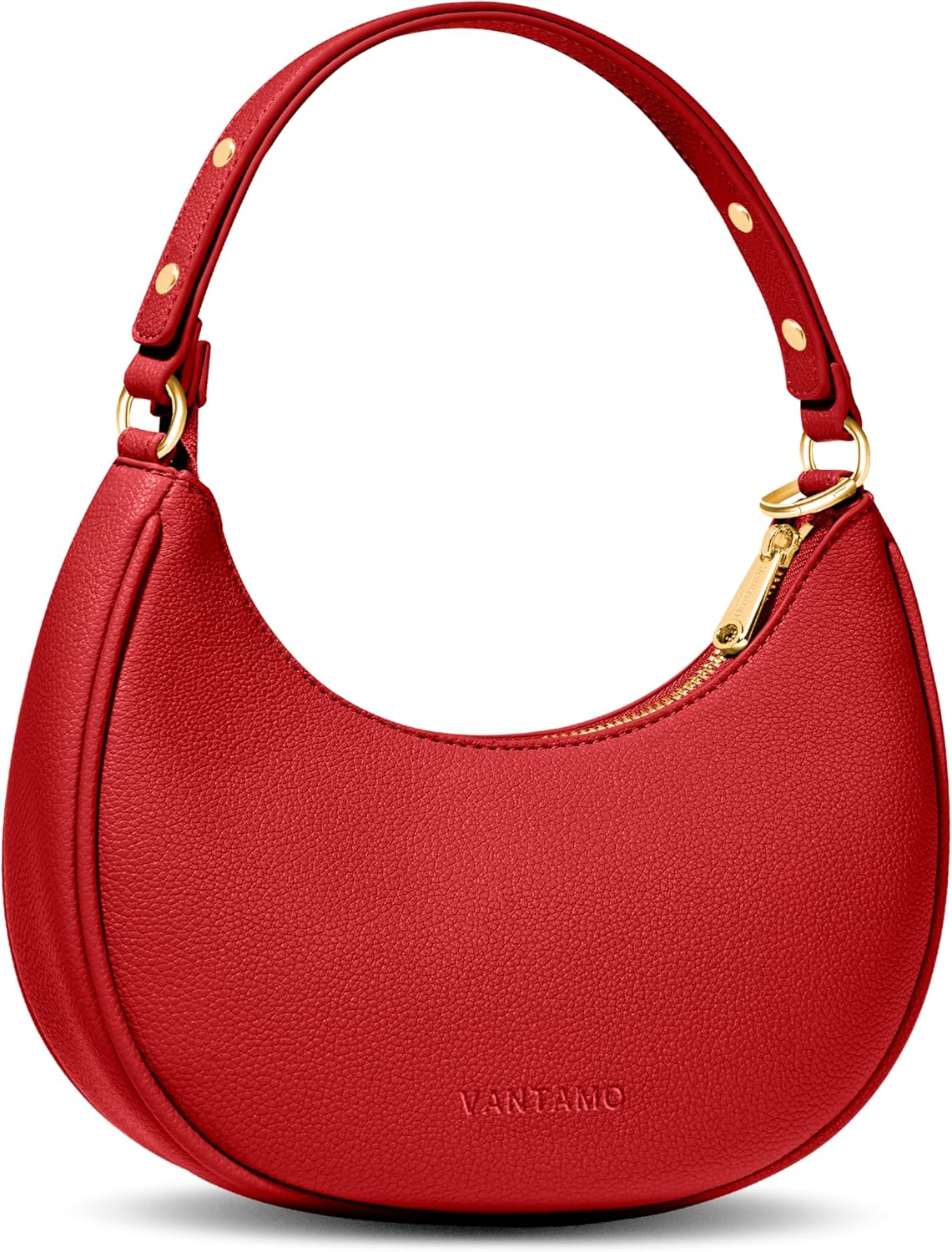 Bolsos Vantamo para mujer con forma de media luna con protección RF...