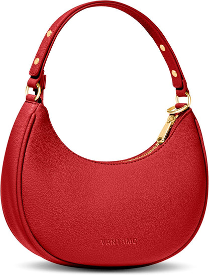 Bolsos Vantamo para mujer con forma de media luna con protección RF...
