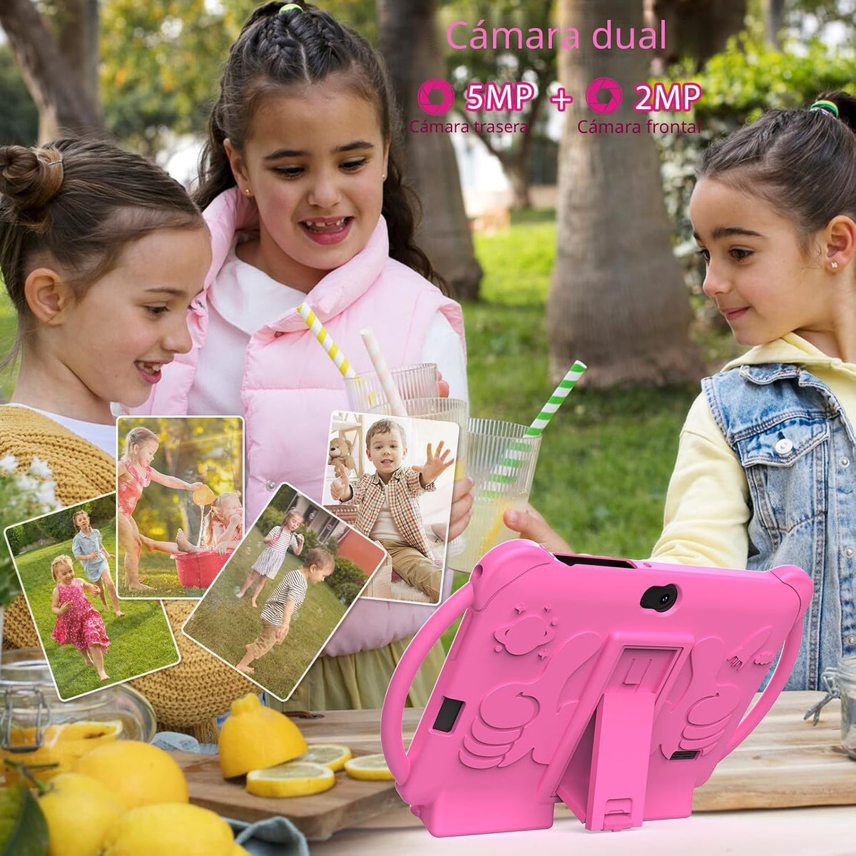 HOTTABLET Tableta para niños Android de 7 pulgadas, 4 GB de RAM 32...
