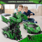 BLUEJAY Transform RC Cars para niños de 3 a 12 años, coche de contr...