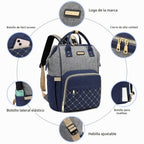 Mochila para pañales, bolsas de pañales para bebés, niñas y niños,...