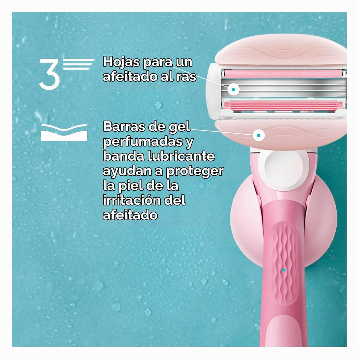 Gillette Venus ComfortGlide White Tea 4 unidades, con Gillette Venu...