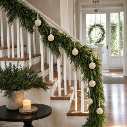 Adornos de bola de Navidad de 15 quilates, decoración de árbol de N...