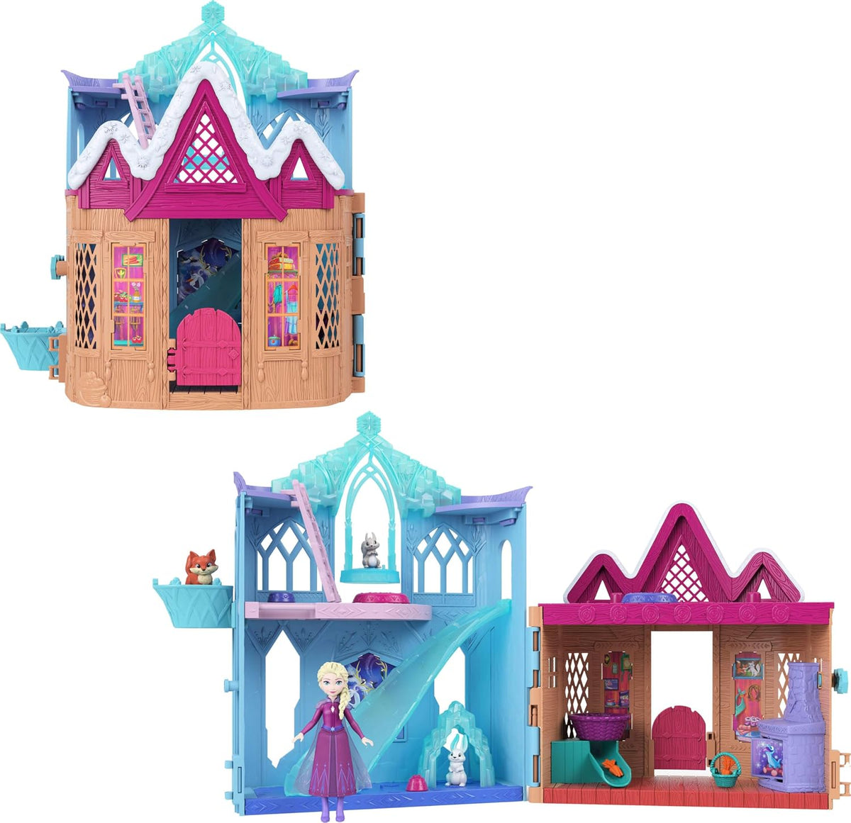 Disney Frozen Elsa Winter Animal Fun Playset y muñeca pequeña | 10...