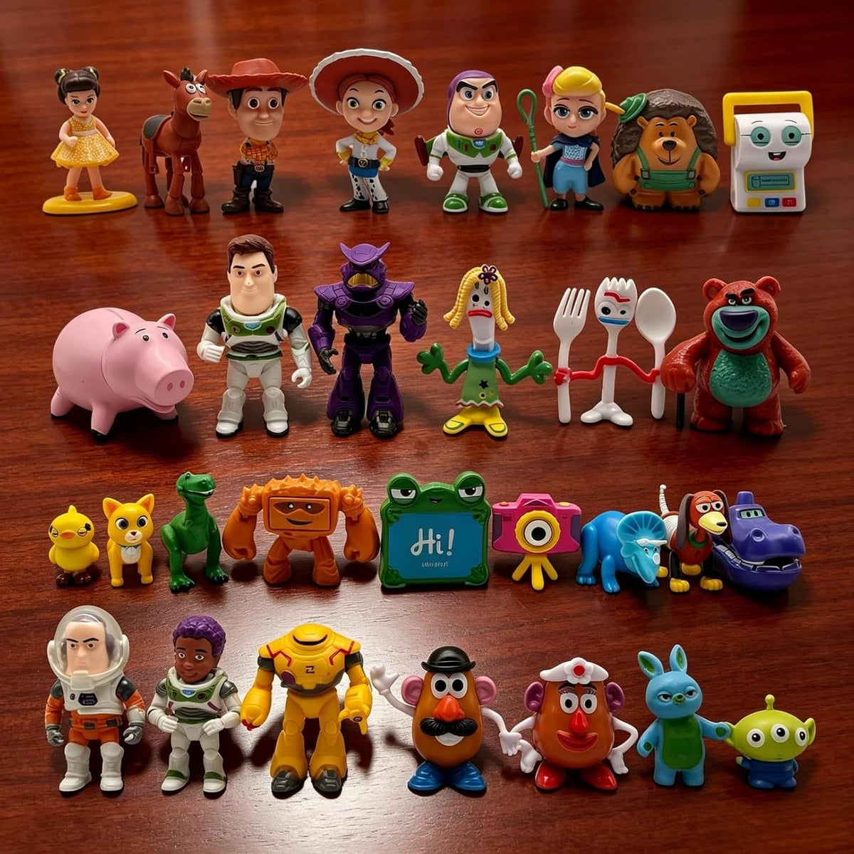 Anilnel Juego de 30 figuras de dibujos animados para Toy Theme Stor...