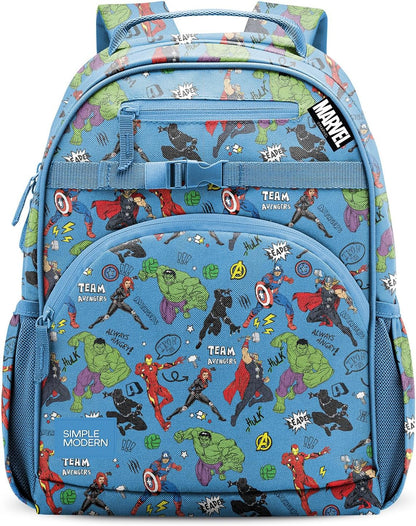 Simple Modern Marvel Avengers - Mochila infantil para escuela, niña...