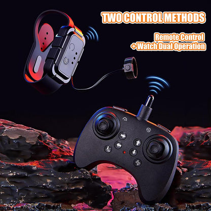 Virellia Drone RC con espada voladora mejorada con luces LED colori...
