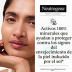 Neutrogena Purescreen+ Protector solar tintado mineral SPF 30, Medi...