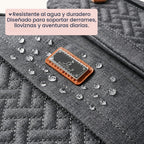 BabbleRoo Mochila de cuero para pañales - Baby Essentials Bolsa de...