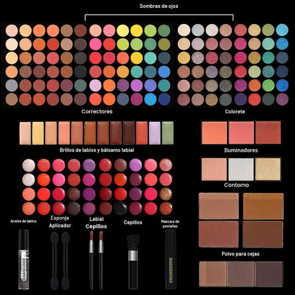 Kit de maquillaje profesional todo en uno para mujer, kit completo,...