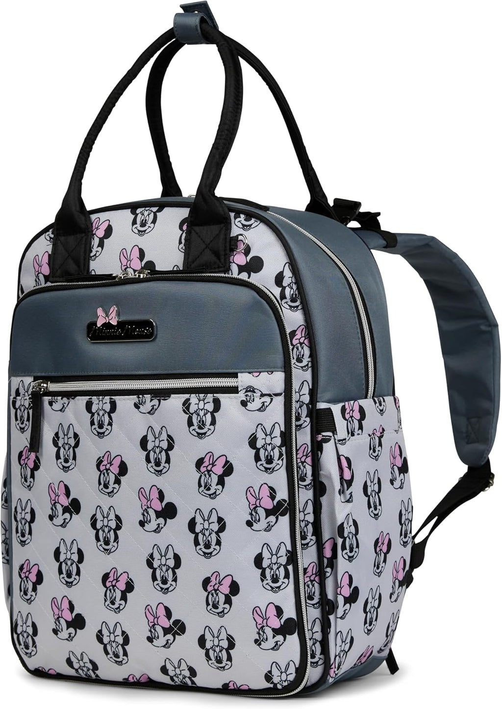 Disney Mochila para pañales con cambiador Minnie Mouse \u2013 Bolsa...