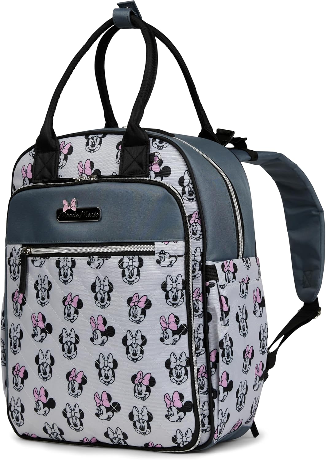 Disney Mochila para pañales con cambiador Minnie Mouse \u2013 Bolsa...