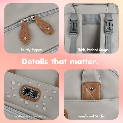 Dikaslon Mochila para pañales con cambiador portátil, artículos ese...