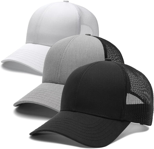 FURTALK Gorra de béisbol de malla estructurada para hombre, ajustab...