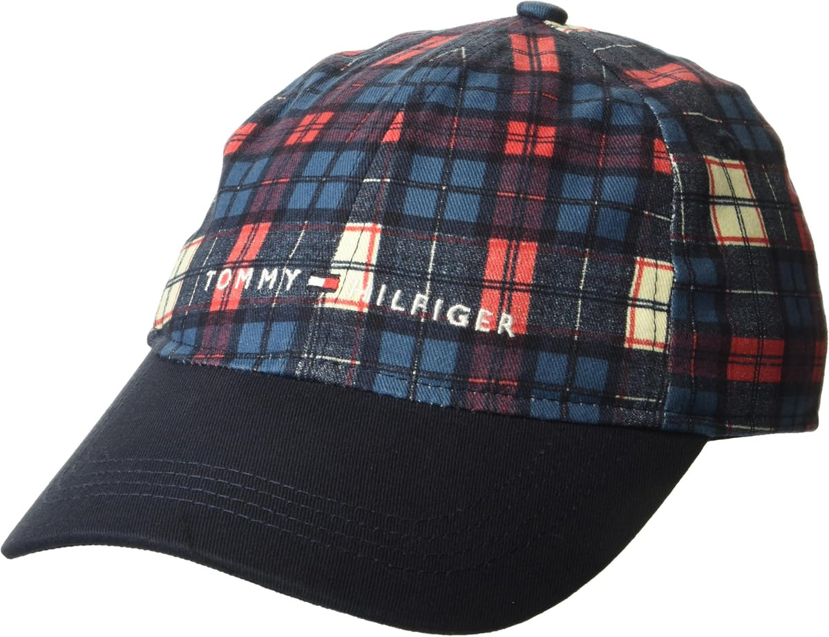 Tommy Hilfiger - Gorra de béisbol ajustable de algodón con logo par...