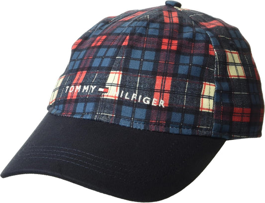 Tommy Hilfiger - Gorra de béisbol ajustable de algodón con logo par...