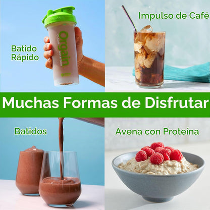 Orgain Proteína en polvo orgánica a base de plantas, dulce de azúca...