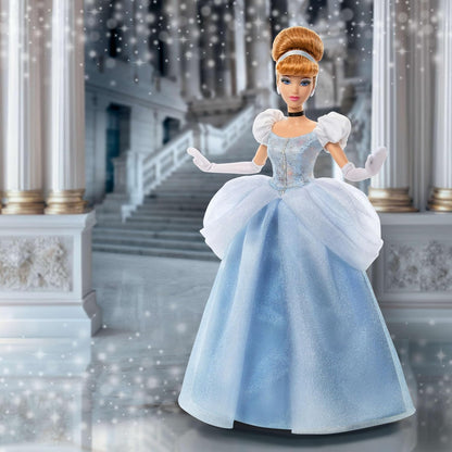 Mattel Disney Princesa Cenicienta Sparkling Collector Fashion Doll...