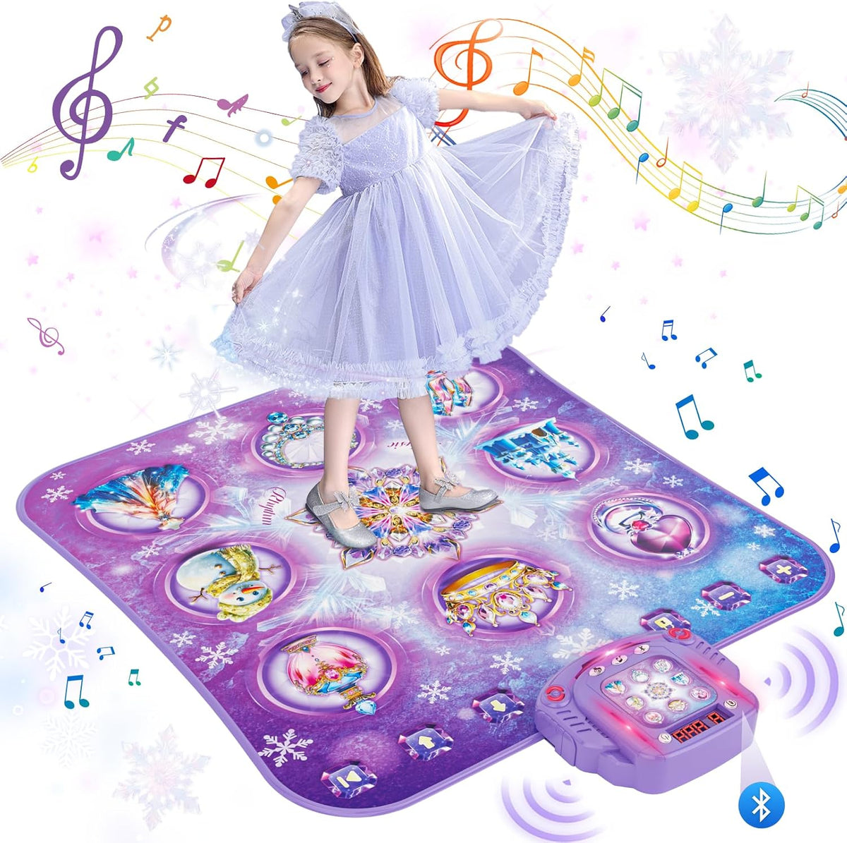 Alfombra de baile para niñas de 3 a 12 años, Frozen Toys Dance Pad...