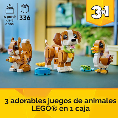 LEGO Creator 3 en 1 Cute Animals: Juguetón Cachorro Perro 31382 | J...