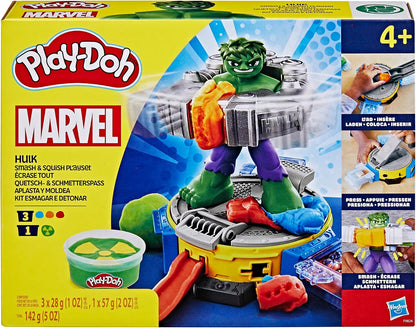 Play-Doh Marvel Hulk Smash &amp; Squish - Juego para niños con figu...