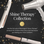 Remington Shine Therapy - Varita rizadora cónica con infusión de ac...