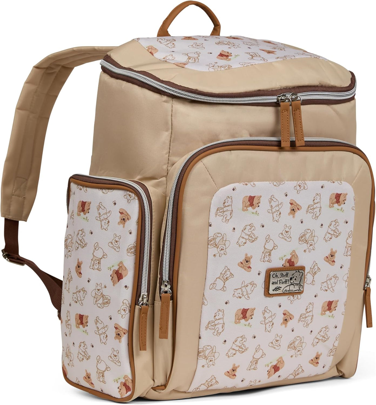 Disney Winnie the Pooh - Mochila para pañales con cambiador, bolsa...