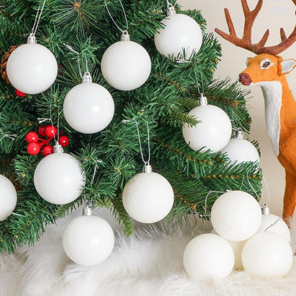 Adornos de bola de Navidad de 30 quilates, decoración de árbol de N...