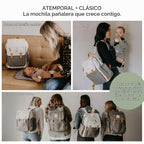 Parker Baby Co. - Mochila para pañales con cambiador, color crema |...