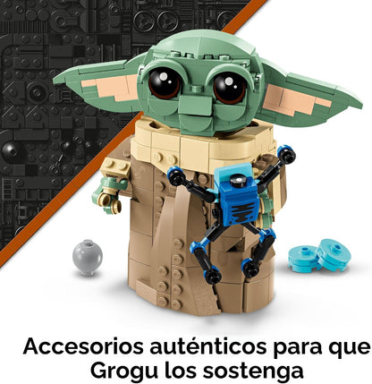 LEGO Star Wars Grogu con juego de juguetes de construcción de coche...