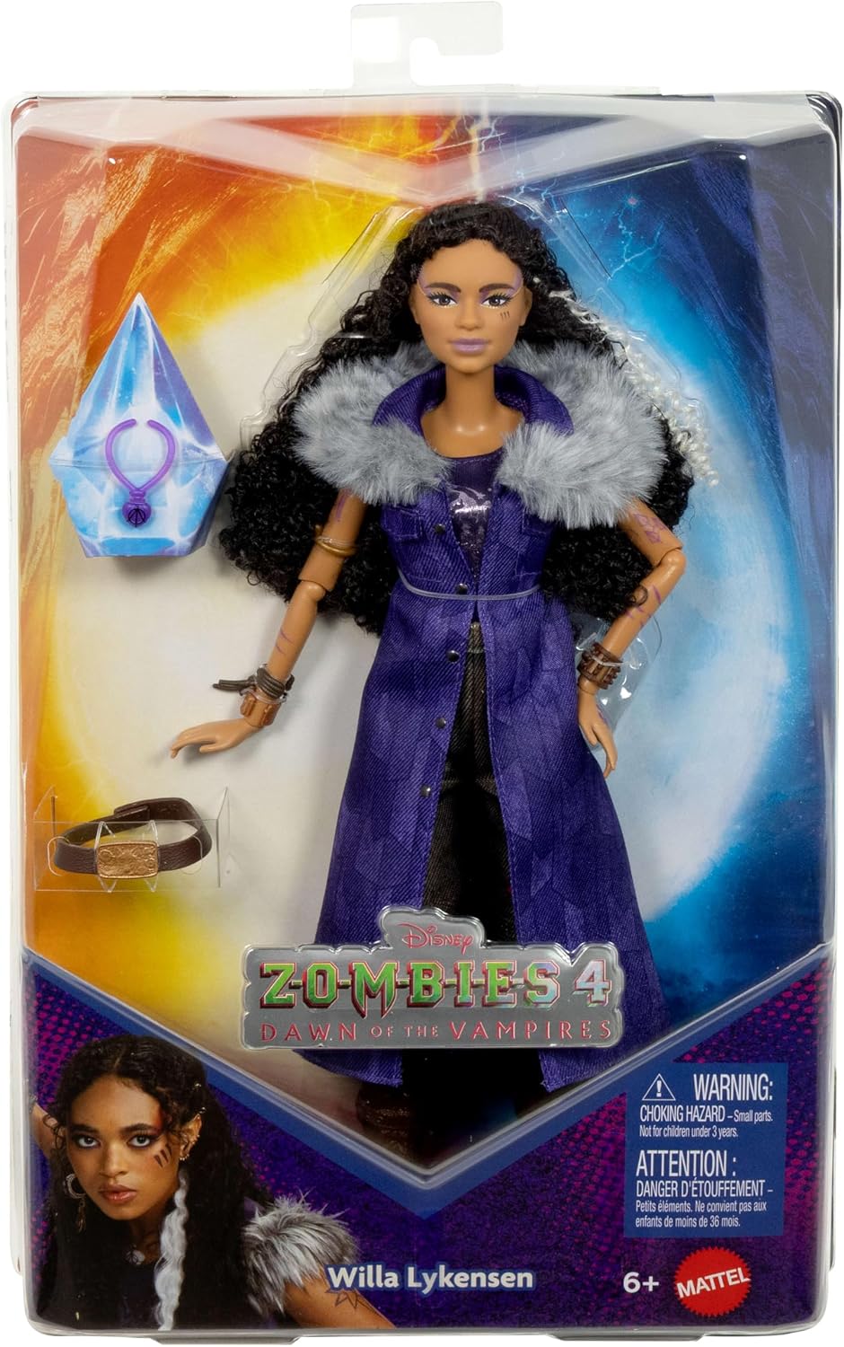 Mattel Disney Zombies 4: El amanecer de los vampiros Willa Lykensen...