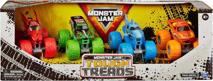 Monster Jam, Juego de peldaños resistentes, camiones monstruo fundi...