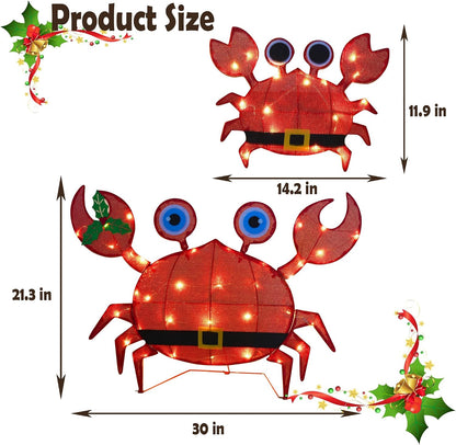 Dazzle Bright - Decoraciones navideñas para exteriores, 2 piezas de...