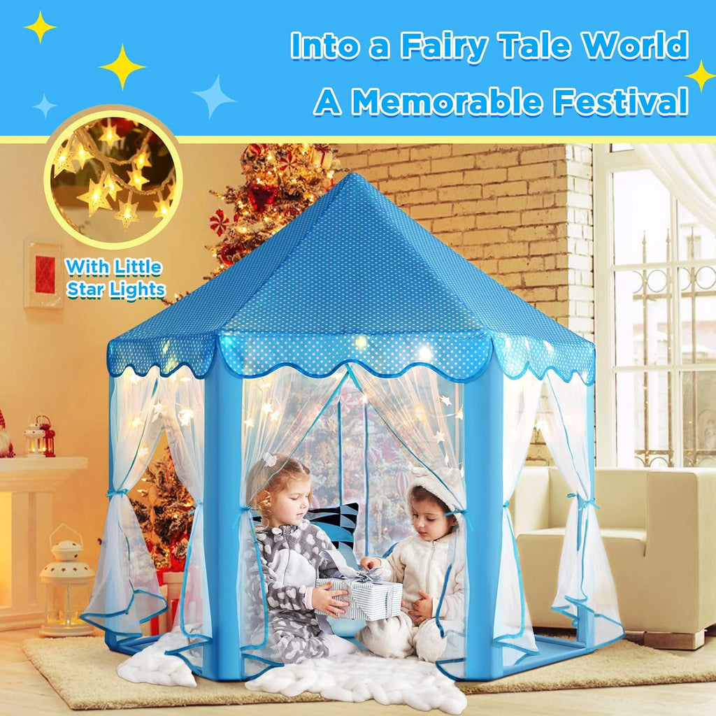 Monobeach Princess Castle Playhouse para niñas, tienda de campaña g...