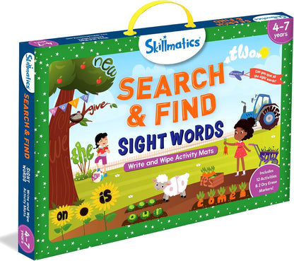 Skillmatics Busca y encuentra \u2013 Palabras a la vista, alfombril...