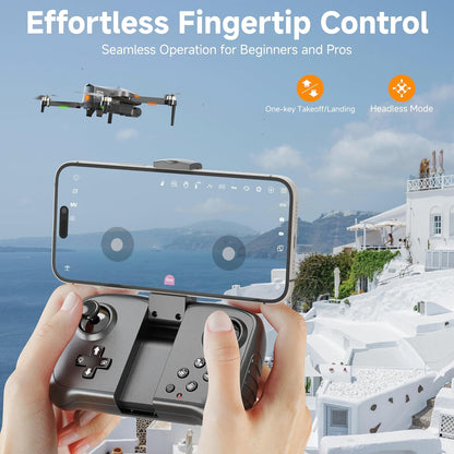 PLEGBLE Drones con cámara para adultos 4K, dron FPV para principian...
