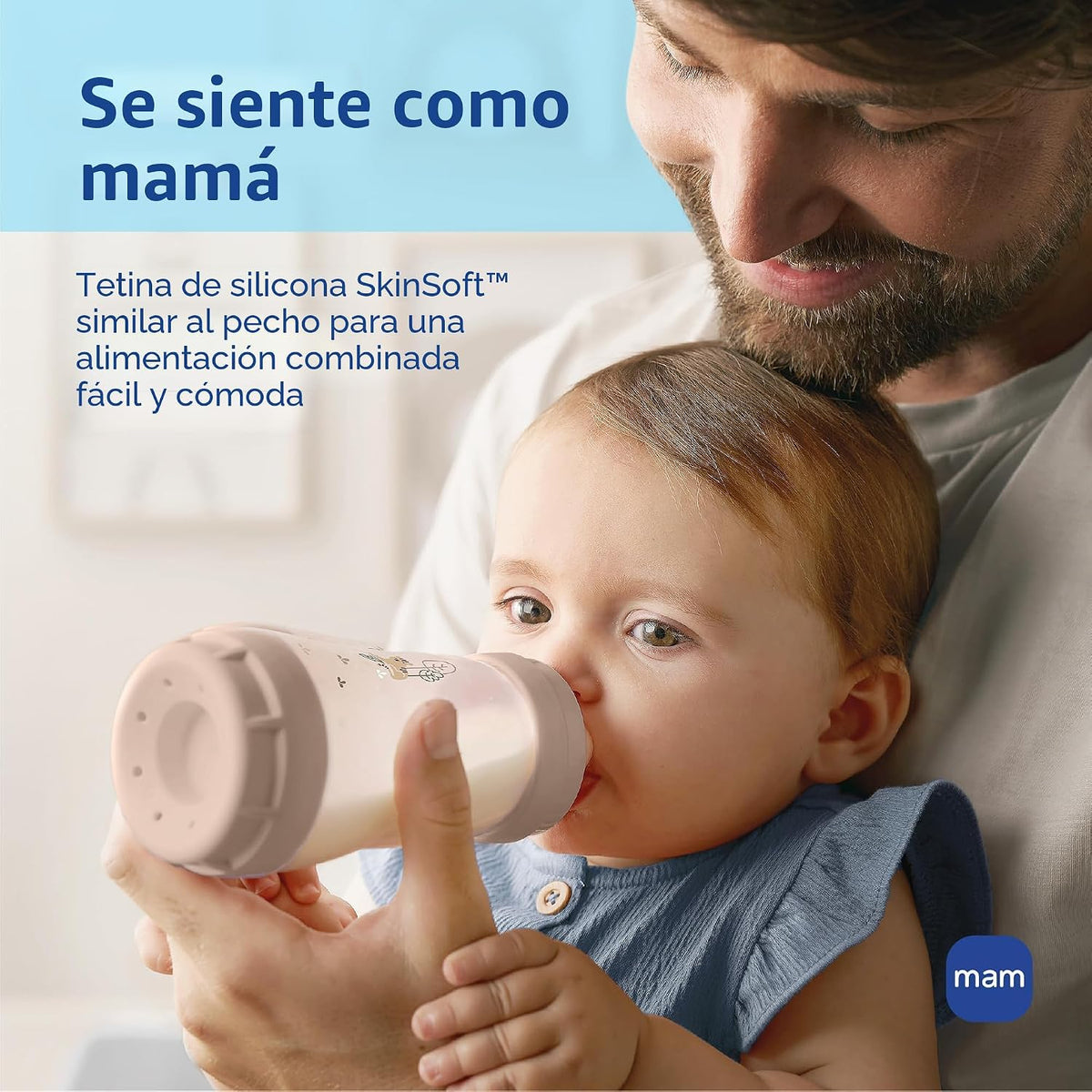 MAM Biberones con ventilación Easy Start Anti-Colic+ de 9 oz, 2+ me...