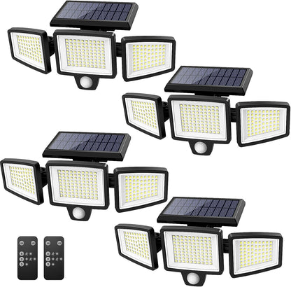 Tuffenough Luces solares para exteriores de 2500 lm, 210 luces LED...