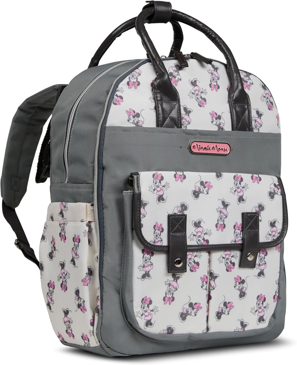 Disney Mochila para pañales con cambiador Minnie Mouse \u2013 Bolsa...