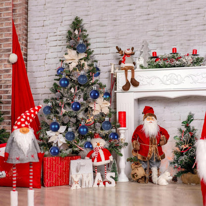 Adornos de bola de Navidad de 30 quilates, decoración de árbol de N...